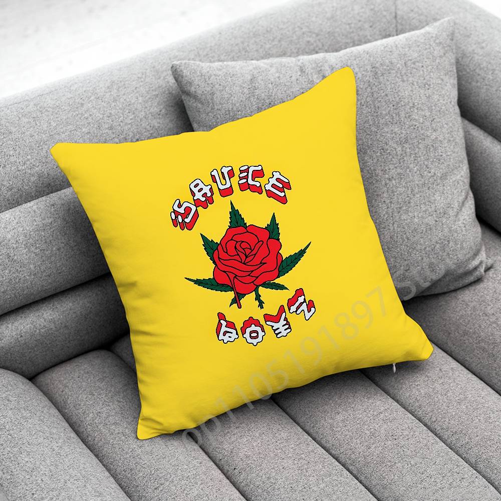 Eladio C-Carrion DON KBRN Sauce Boyz Throw Pillow Case For 50cm 30cm 55cm 45*45cm 40cm Square Bed Pillowcase Cover
