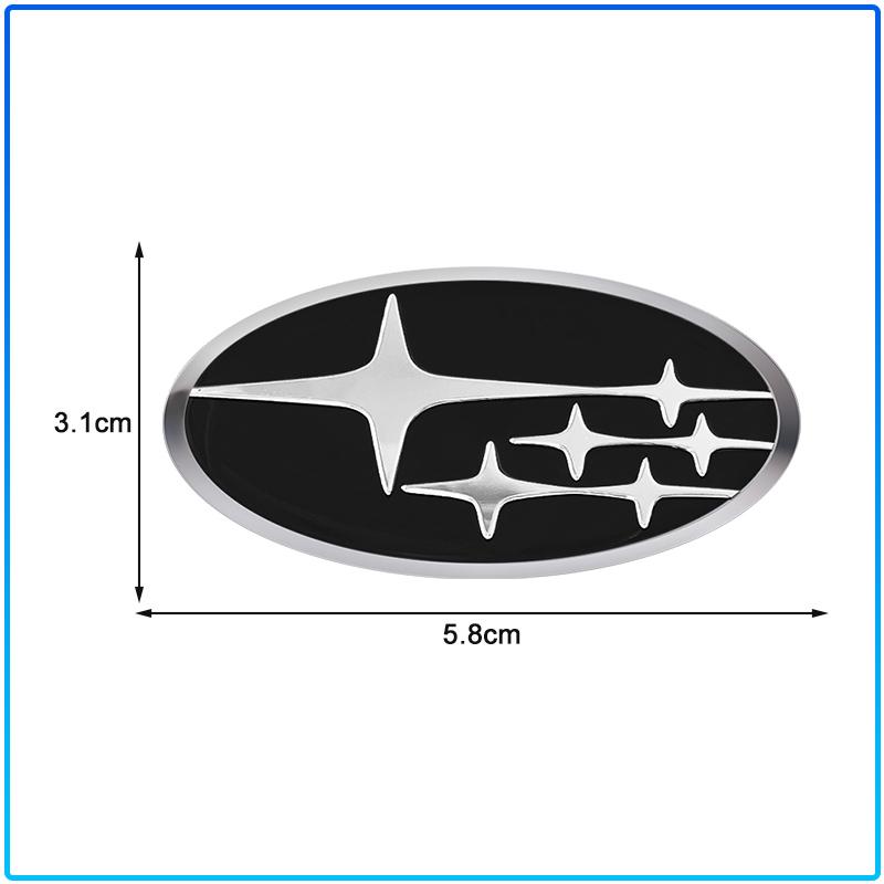 1 db Autó Kormánykerék Dekoráció Matrica Jelvény Autó Stílus For Subaru Forester XV Outback Ascent Legacy Impreza WRX STI BRZ WRC