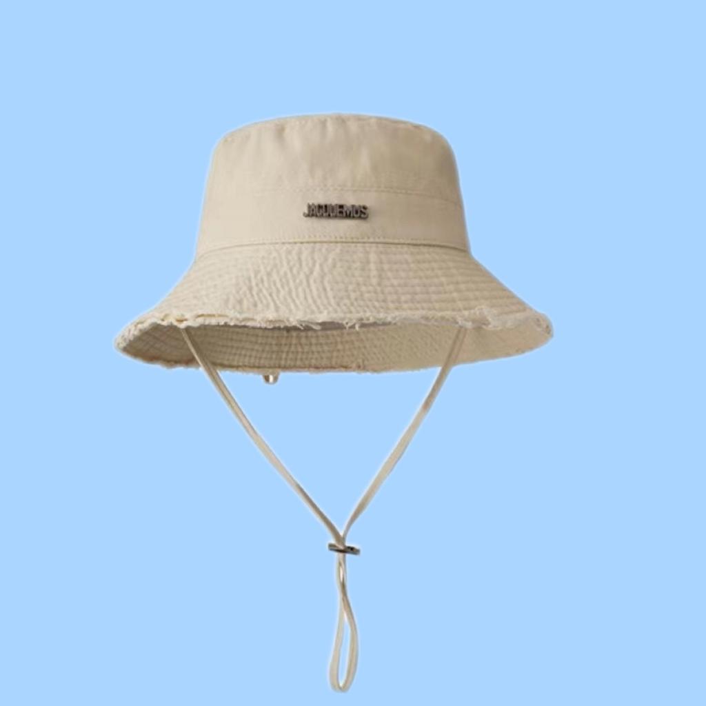 Hyuna JACQUEMUS Retro Japanischer Edge Fischerhut - Frühling/Sommer Koreanischer Stil Becken Sonnenhut für Damen