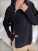 Europe, America and Russia knitted cardigan autumn and winter hot casual side zipper loose stand-up collar women's sweater jacket