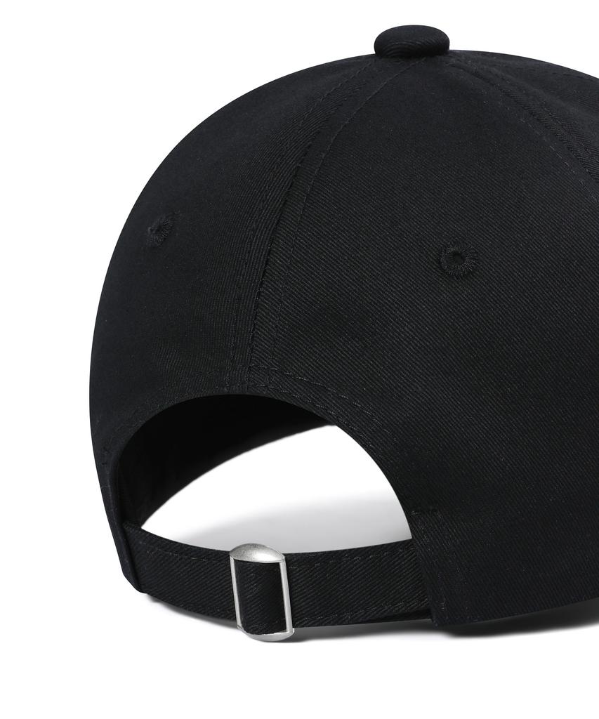 Seleute Basic Logo Ball Cap Unisex Black