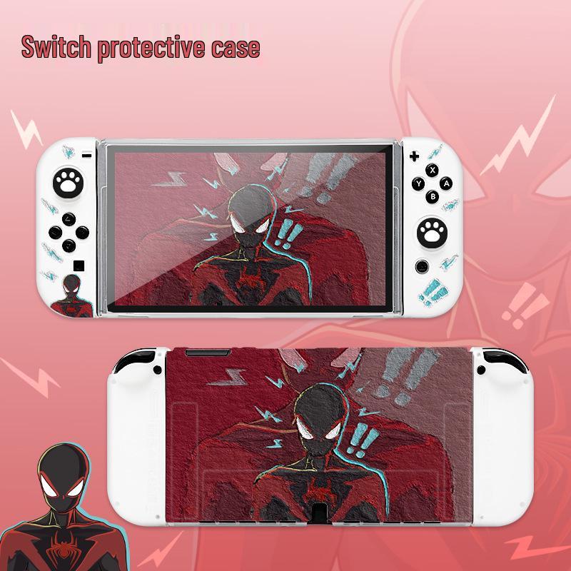 

Рожевий Super Woman Ігровий Захисний Чохол для Switch 2 - Матовий OLED, Захисна Кришка Контролера від Відбитків Пальців