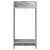 Plant Stand 2 pcs Concrete Grey 30 x 30 x 60 cm Engineered Wood