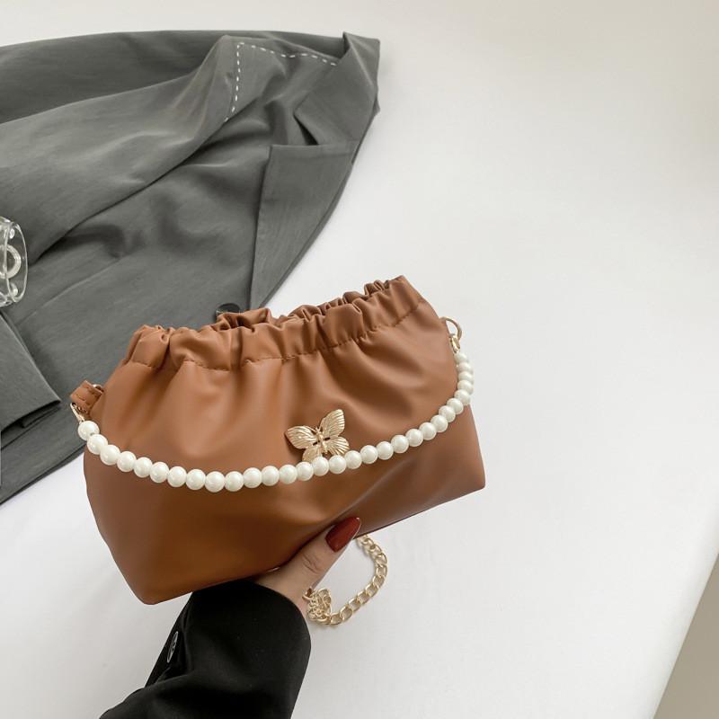 Stylish Individualistic Trendy One Shoulder Bucket Bag For Women With Soft Pu Material