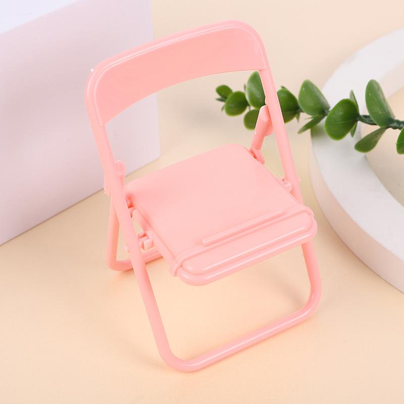 Macaron Creative Folding Desktop Phone Holder - Cute and Portable Chair Stand