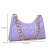 Women's Advanced Underarm Bag New Trend All-match Shoulder Hobo Bag Chain Handbag Female Fashion Plaid Shopping Bag
