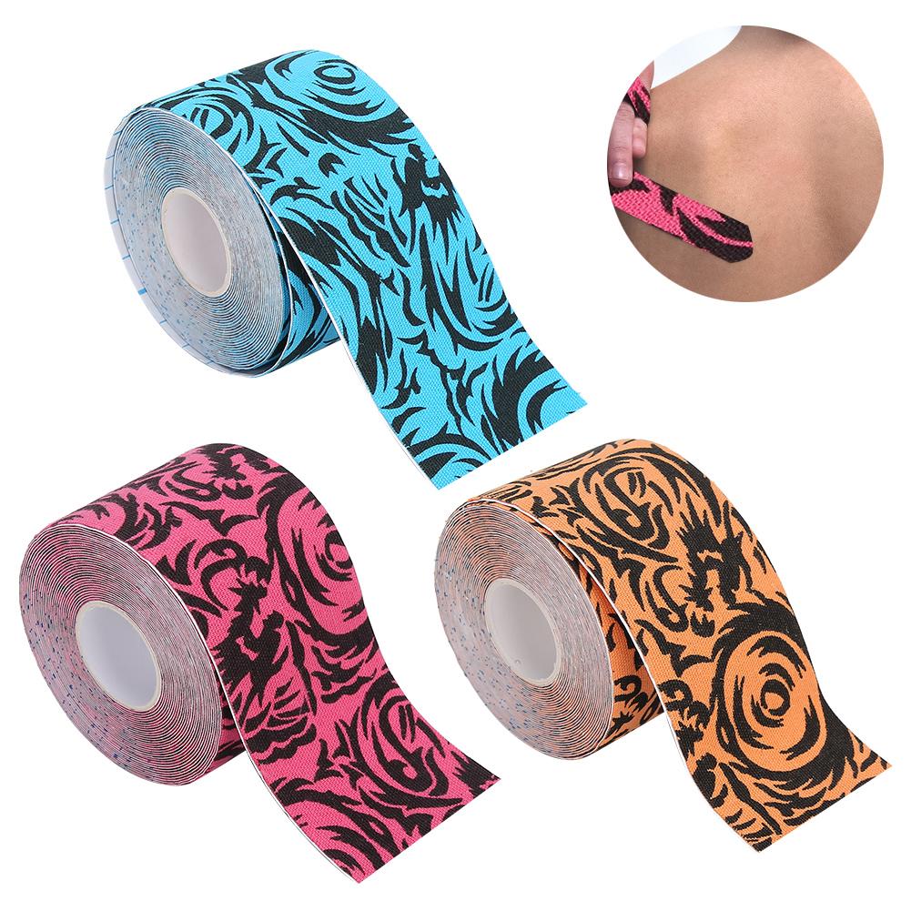 Camouflage Waterproof Soft Sports Bandage Breathable Pain Relief Protection Muscle Tape