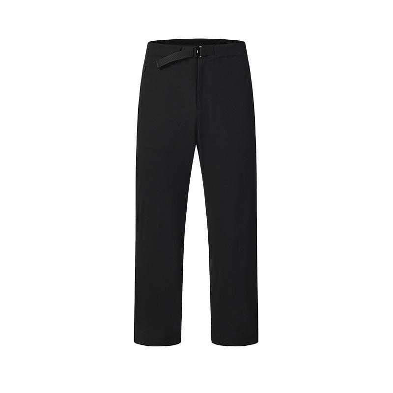 

Fila A.P. Minimalist Fashion Sports Classic Versatile Straight Leg Woven Casual Pants Men bottoms Deep-Black A11M621816FBK L