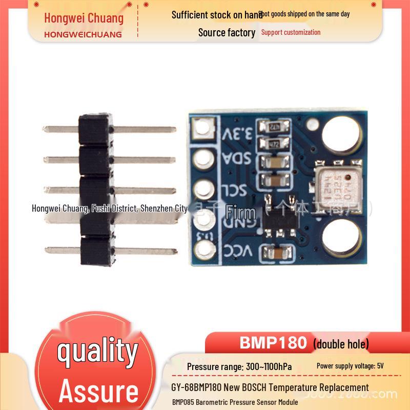 

BMP180 BOSCH Temperature & Pressure Sensor Module (Replaces BMP085)