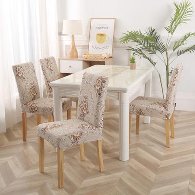 Spandex Chair Cover Stretch Elastic Home Dining Floral Printed Chair Covers Multifunctional Spandex Universal Slipcovers
