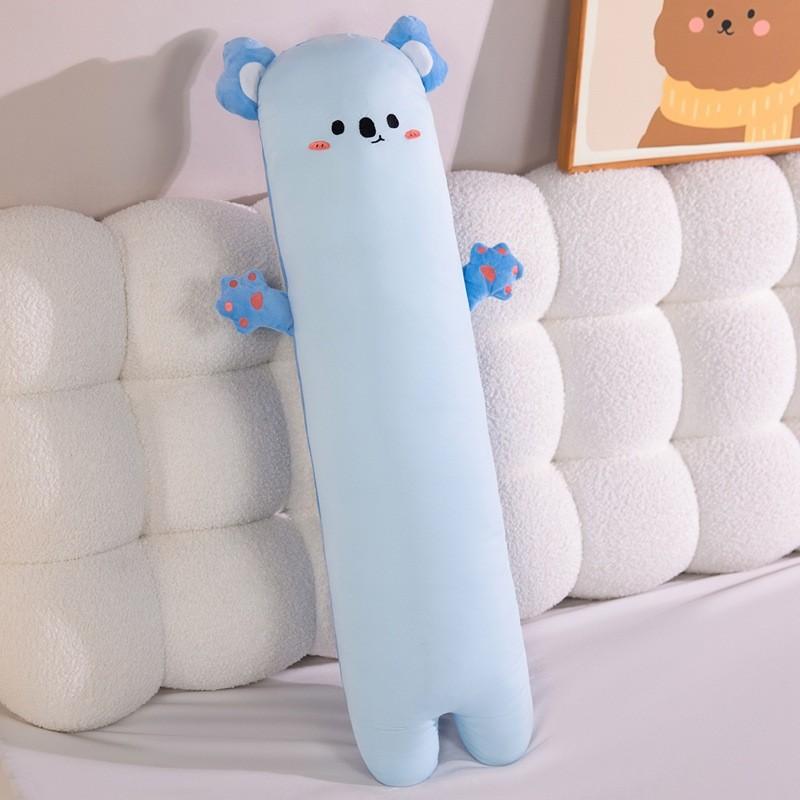 

Plush Animal Long Body Pillow With Cool Silk Fabric For Summer Comfort Sleep Support 95cm