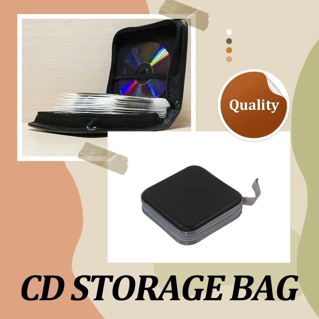 40pcs/Box Disc CD DVD Wallet Storage Organizer Case Boxes Holder CD Sleeve Bag Album Box Cases With Zipper CD Storage Cover