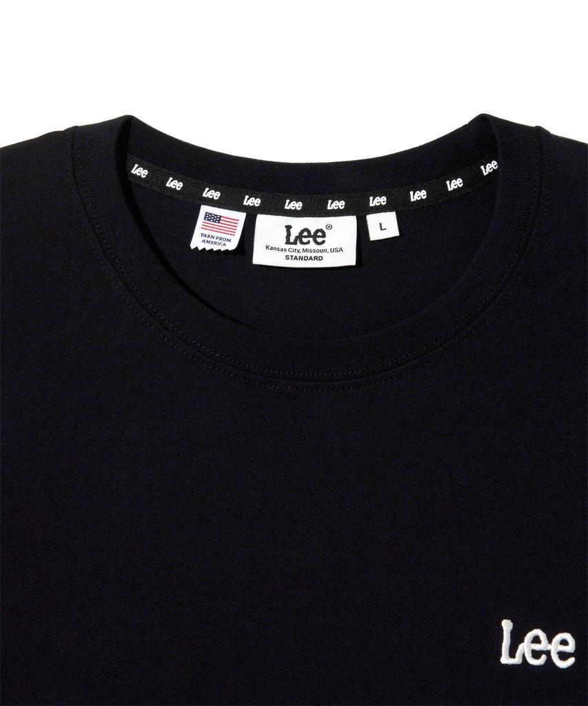 LEE Small Twitch Logo Short Sleeve T-Shirt Black