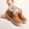 Women's Winter Cotton Snow Boots - Fashionable, Plush-Lined, Non-Slip, Warm, Thick Sole