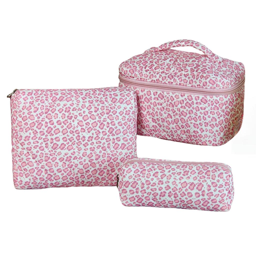 Lekka Etui Kosmetyczne Podróżne z Nadrukiem - Portmonetka o Dużej Pojemności i Przechowywanie Pędzli