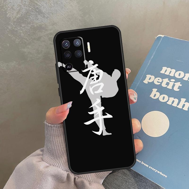 Kung Fu Oyama Kyokushin Karate Case For Oppo A74 A94 A54 A18 A38 A58 A78 A98 A40 A60 A80 A16 A76 A96 A15 A17 A77 A57S Cover