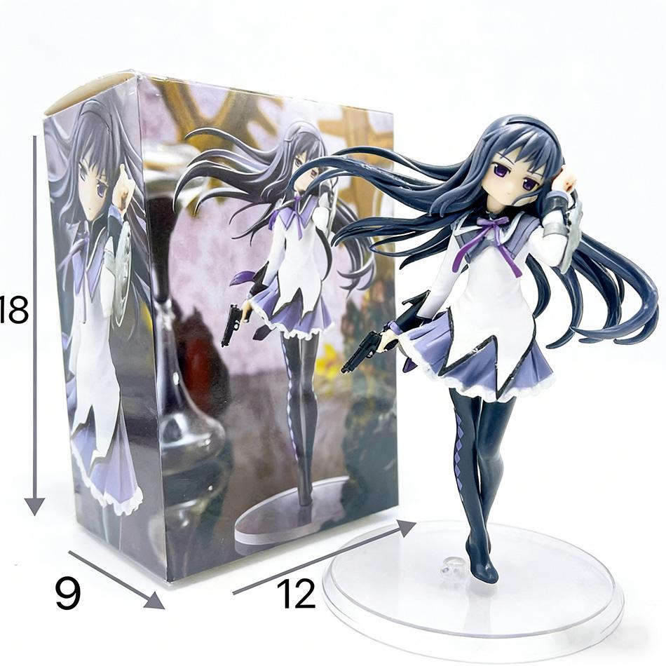 Puella Magi Madoka Magica Homura Akemi Φιγούρα Anime από PVC Διακοσμητικά για Επιφάνεια Εργασίας Μοντέλο Βαθμού Συλλέκτη Loli