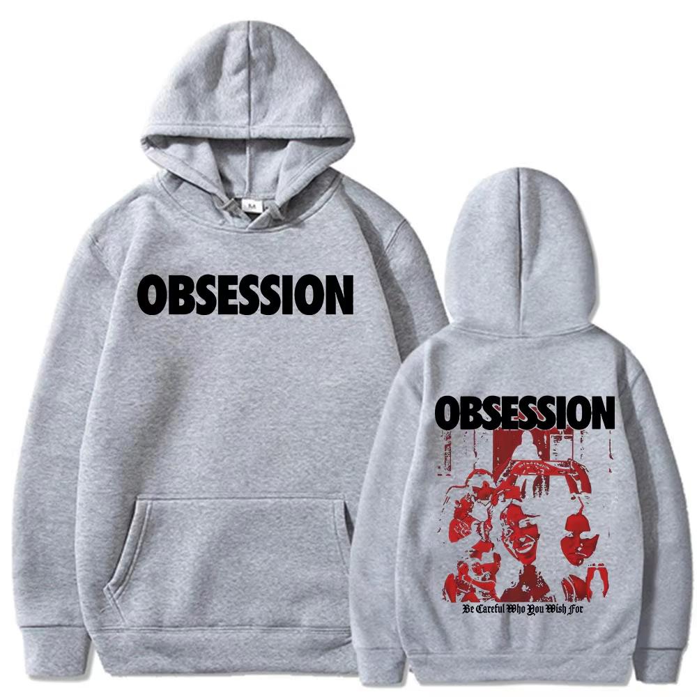 Horror Movie Obsession One Wish Willow Nikki Hoodie, Men's Fashion Gothic Long Sleeve Loose Hooded Sweatshirt Streetwear Hoodies