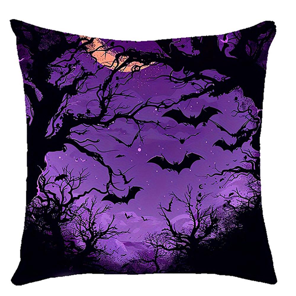 Spooky Night Themed Pillowcasessuitable For Sofa Car Bedroom Decorative Cushion Cover Pillow Cover