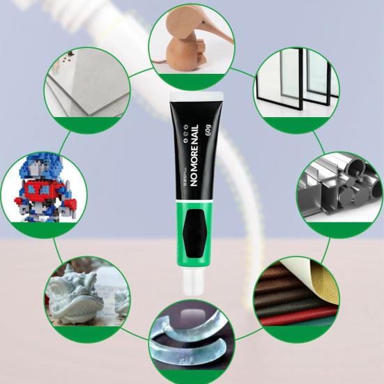 All-Purpose Glue Super Strong Instant Glue Gel Waterproof Quick Dry Widely Used Rubber Cement Glue Repair Tool