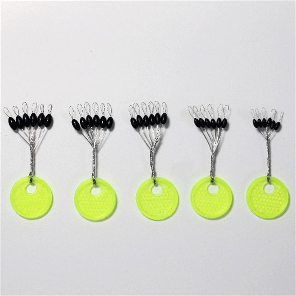 10Grop Gummi Angeln Oval/Zylinder Stopper Angelpose Angelzubehör