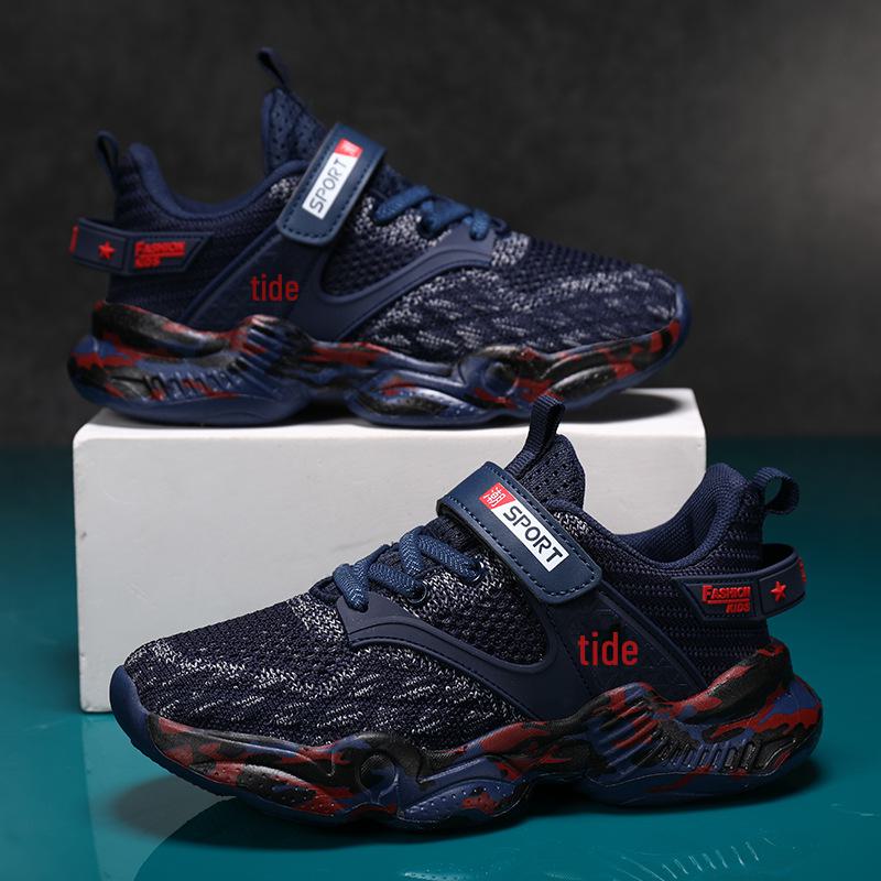 Atmungsaktive Sportschuhe für Jungen: Kinder-Mesh-Sneaker für Frühling/Sommer