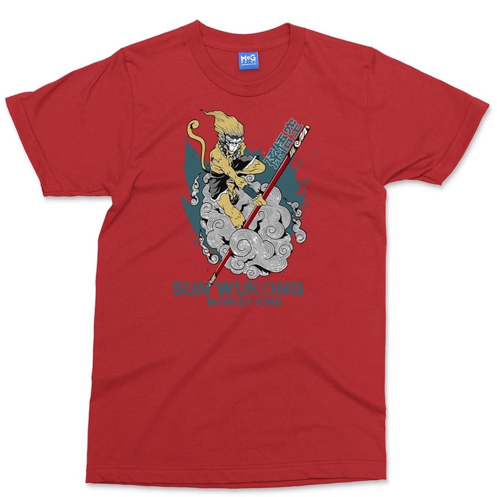 Sun Wukong TShirt Monkey King Chinese Gaming Tee Mythical Legend Gift For Gamer S