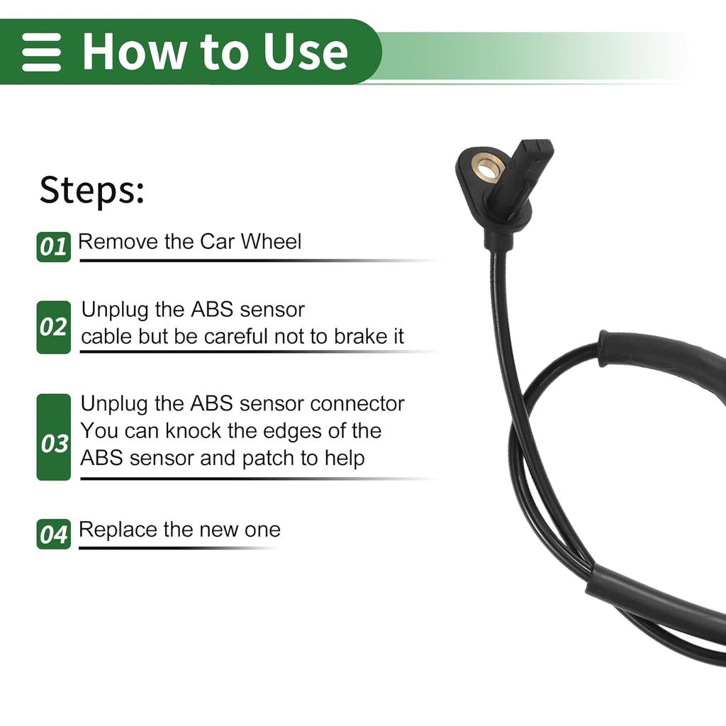 ABS Wheel Speed Sensor Rear Left Right ABS Sensor Anti-Lock Braking System Sensor No.C2P15770 for Jaguar F-Type 2009-2021