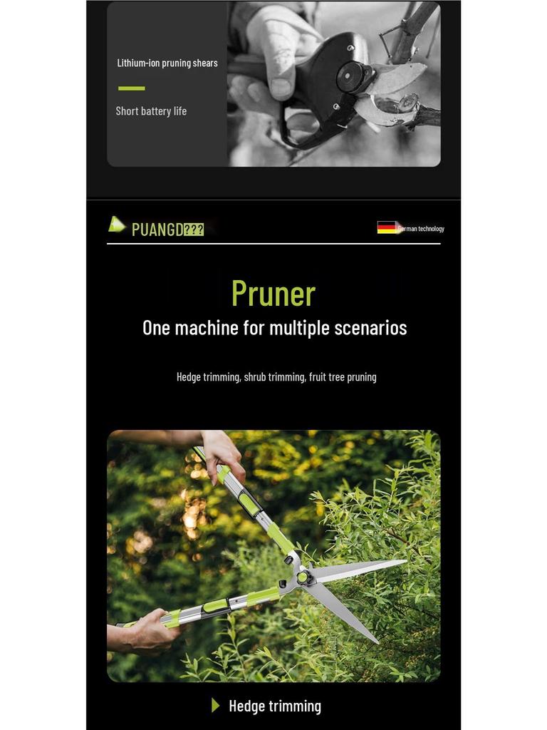 Heavy-Duty Pruning Shears for Thick Branches, Flowers, and Grass