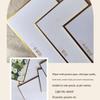 Zun Jue Square Watercolor Paper Sketchboard - Cotton Pulp Blank Bookmark for Watercolor, Marker, Signature, and Anime.