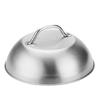 Professional Stainless Steel BBQ Dome Heatproof Stainless Steel Dome Barbecue Tool for Burger Cheese Melting
