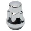 4Pcs*1.5 Locking Wheel Nuts Tapered Key For FORD S-MAX For Mondeo Silver Anti-theft Tire Locks  Screwed Wheel Locks