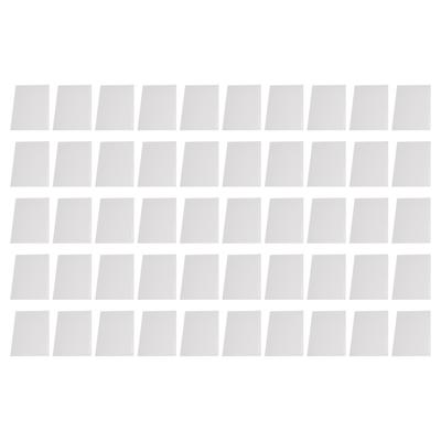 50Pcs Sheet Protector Paper Binding Cover Matte A5 20 Holes PP Plastic for Presentation White