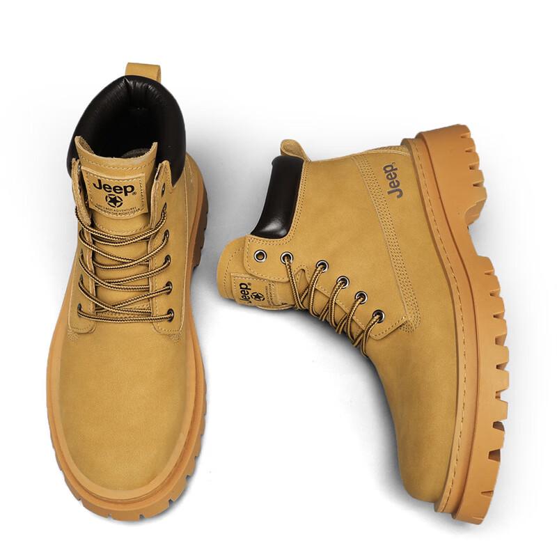 JEEP Men s High-Top Casual Martin Boots 42