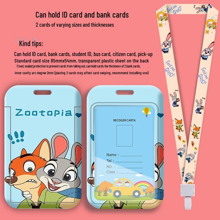Popular Student Animal Lanyard Badge & ID Card Holder