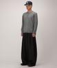 Dibellobeu Double Pintuck Wide Slacks_Black Stripe