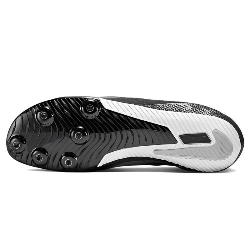 Nike Air Zoom Rival Sprint Spikes 'Black Metallic Silver' Sneakers Casual DC8753-001