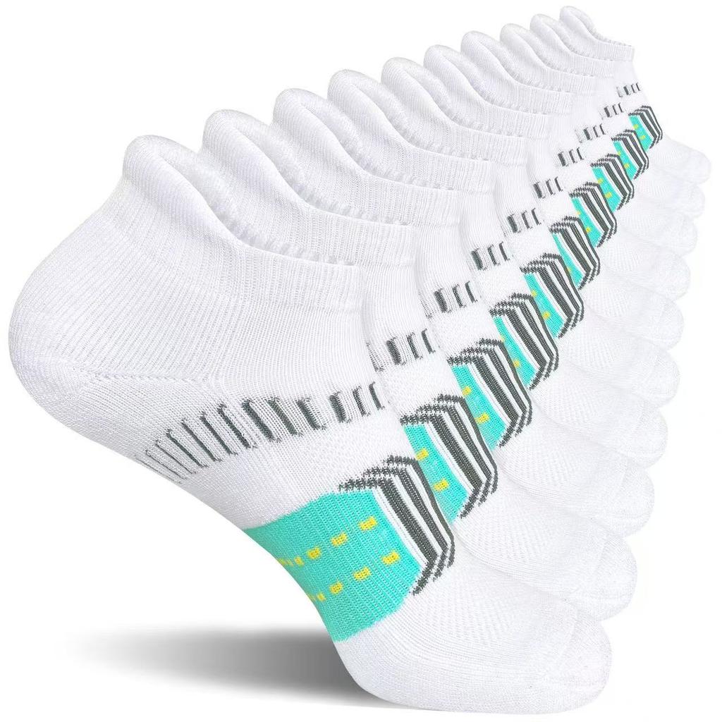 3  Pairs Men's Short Socks Cotton Sweat-absorbent and Deodorizing Sports Socks Low-cut Shallow Mouth Four Seasons Short Tube