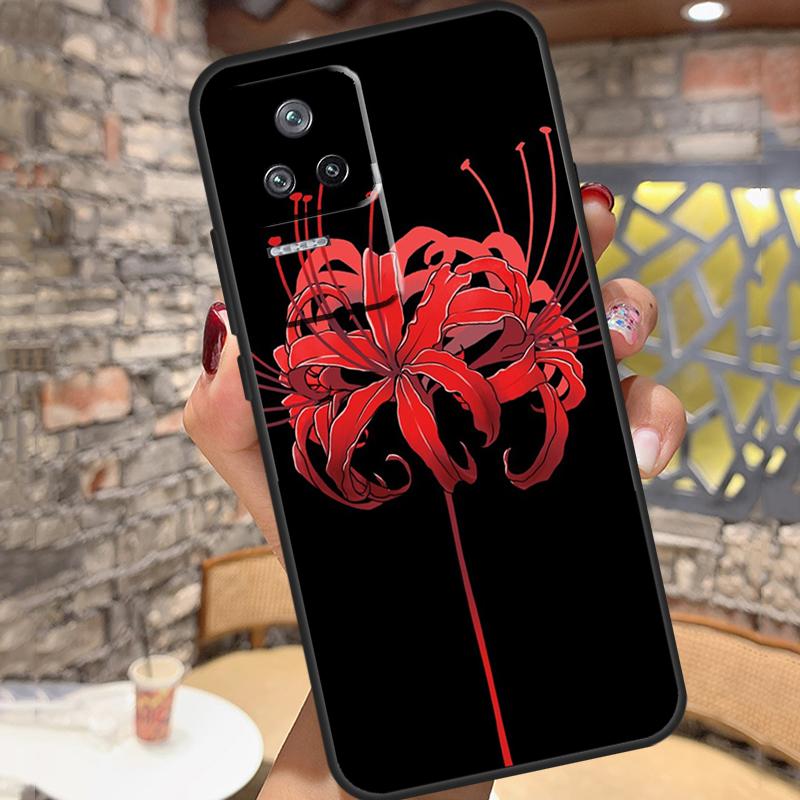 Lycoris radiata For POCO F5 C40 F3 X4 F4 GT M4 M5 X3 X5 Pro Case For Xiaomi 12T Pro 11T 11 12 Lite 13 Ultra