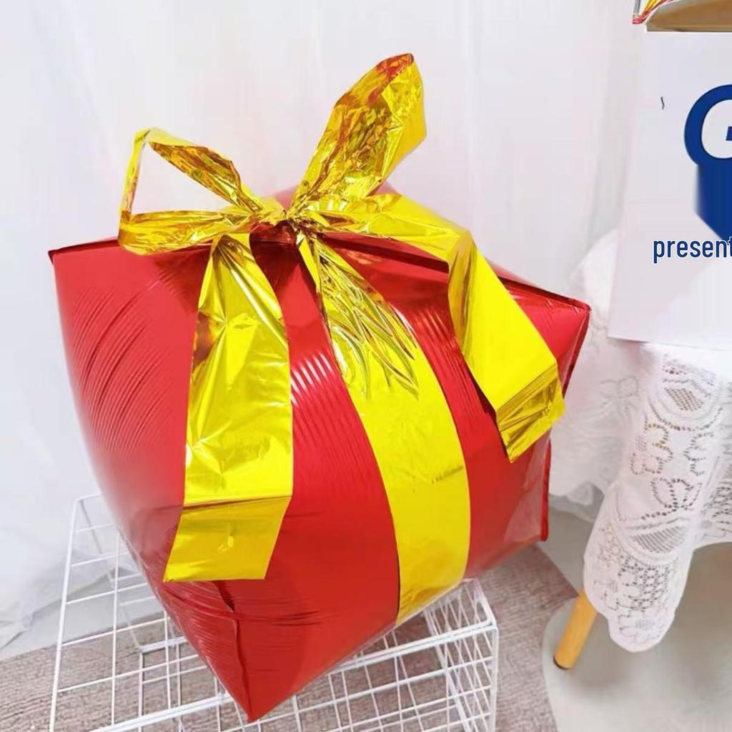 Large Christmas Tree and Santa Claus Aluminum Foil Balloons for Window Display 