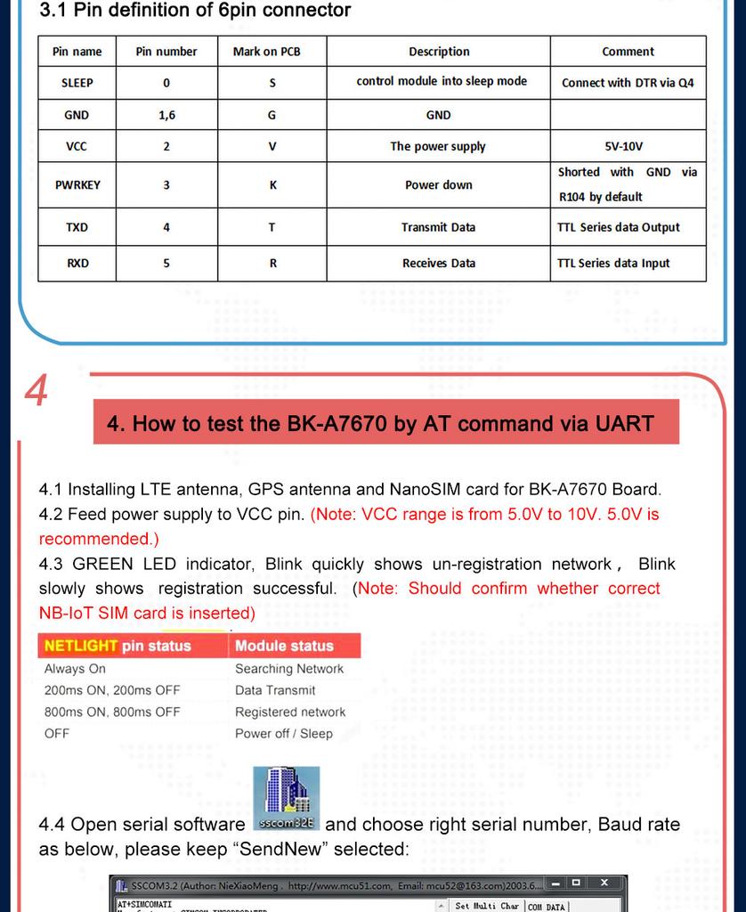 BK-7670SA SIMCOM A7670SA LTE Cat1 Module A7670