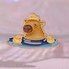 Emoticon Pack Capybara Brooch Animal Capybara Zinc Zinc Alloy Badge Cartoon Pin Brooch  Backpack Accessories