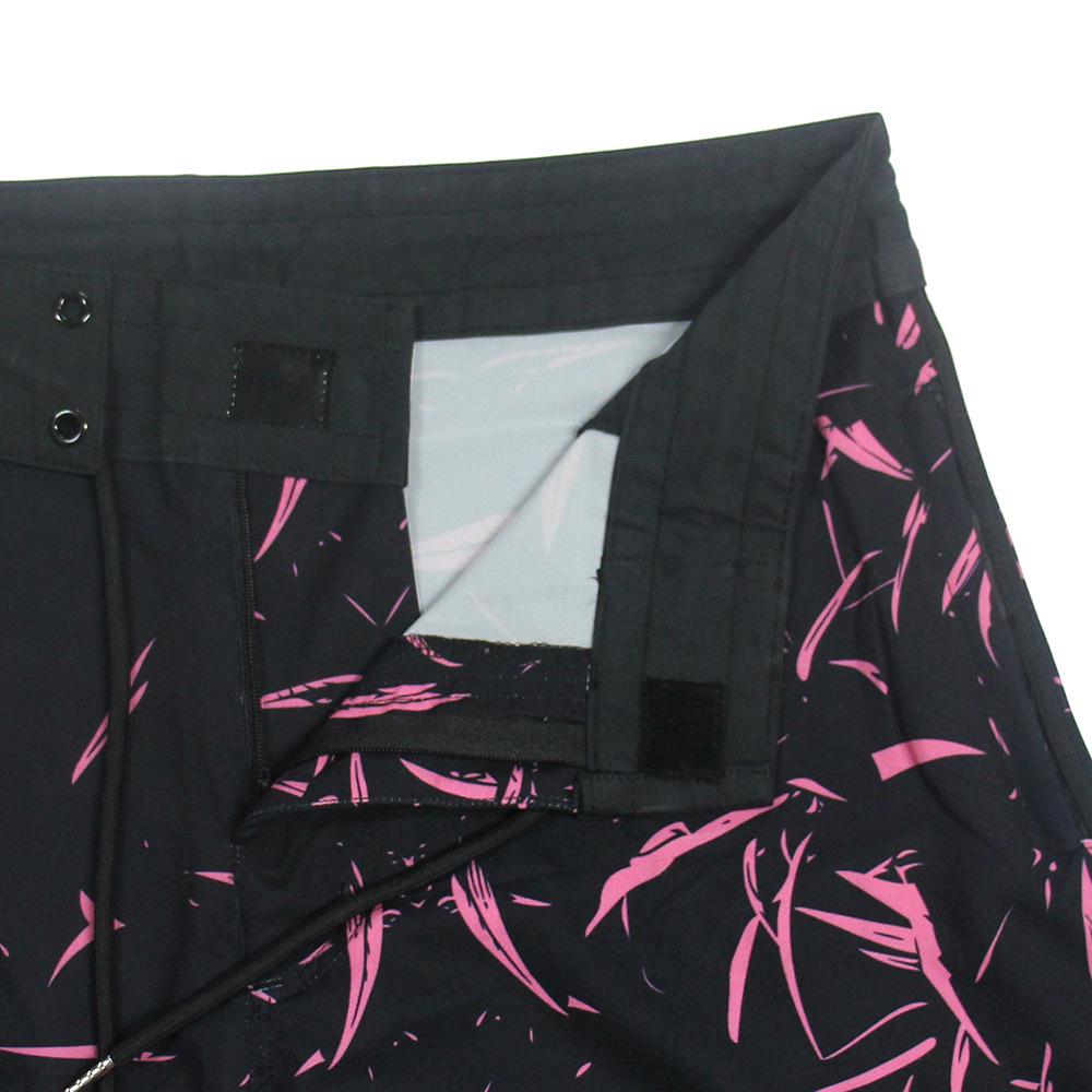 Men's Quick-Dry Leaf Print Surfing Shorts - 2024 Summer Beach Vacation