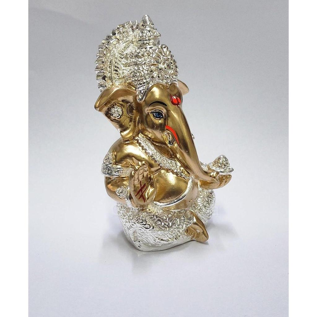 Ganesha Idol Ganesh for Car Dashboard Statue Ganpati Vinayaka Vinayagar Figurine Diwali Gifts Home Decor Luck,