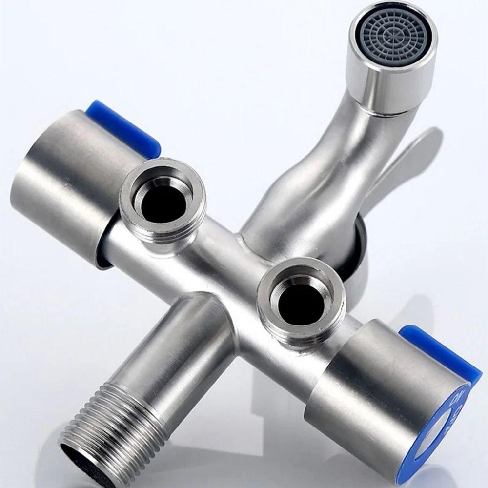 With Tape Stainless Steel Faucet Washing Machine Faucet  Toilet Diverter