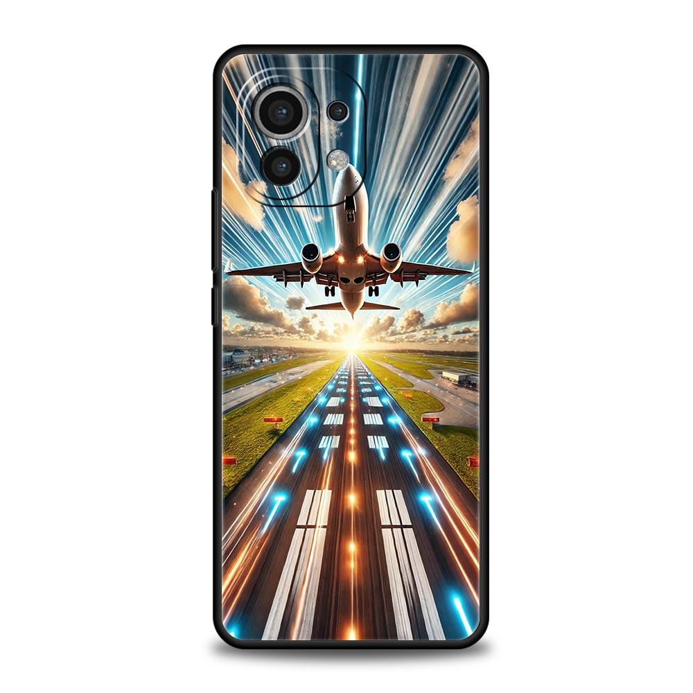 Travel-Nspired Airplane Route Phone Case Cover for Xiaomi Mi 17 Pro Max 15 14 13 12 11 Ultra 15T 14T 13T 12T Pro Lite Soft TPU