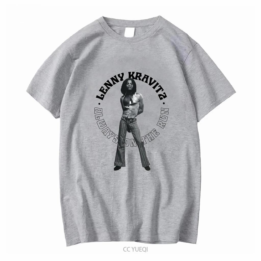 2026 Lenny Kravitz Plakat Koncertowy Nadruk Koszulka Najlepiej Sprzedająca się Unisex Oversize Casual Nowa Letnia Moda Uliczna Harajuku