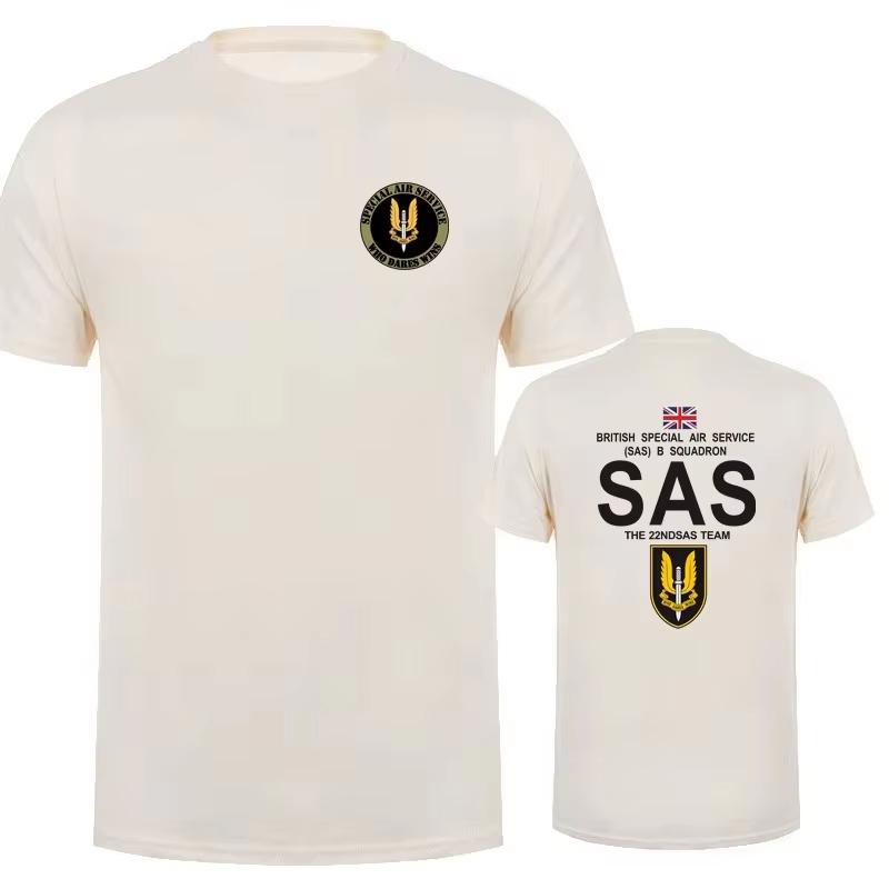 Military SAS Sniper Men T Shirt Army Tshirt for Man Special Military Operations Short Sleeve Cotton Man Summer Tee