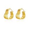 Light Luxury Geometric Circle Earrings – Simple & Fashionable, Perfect for Daily Wear & All Outfits