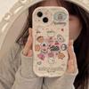 Soft Silicone Phone Case IPhone 17 Pro 16 15 Max 14 11 With Cute Cartoon Design Anti Drop Full Coverage